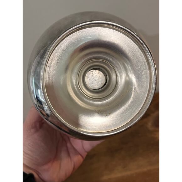 Poole EPCA Silverplate Punch Set 6pc #834 #837 Bowl Cups Swizzle Stick Vtg MCM - Picture 6 of 13